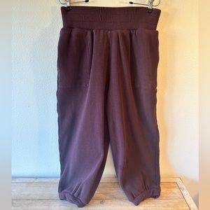 FP Beach Brown Ribbed Pants Size Small